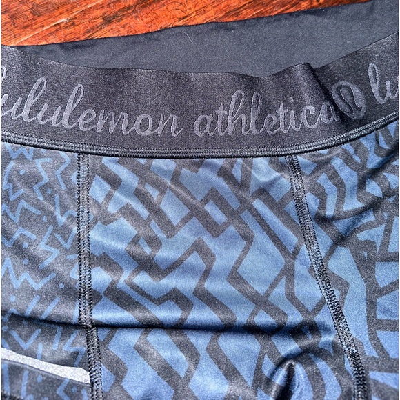 LULULEMON BLACK AND BLUE SHORTz - Picture 2 of 3